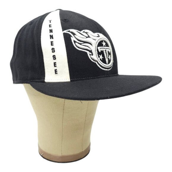 Tennessee Titans NFL Fitted Wool Cap 7 1/4 Mitchell Ness Vintage 00s Trucker Hat - Picture 2 of 14